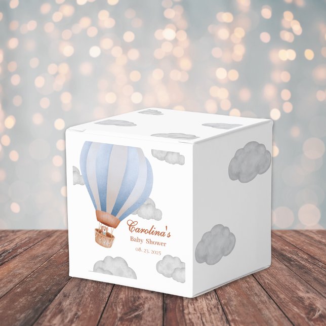 wir können frühzeitig abwarten Boy cub Babydusche Geschenkschachtel (Von Creator hochgeladen)