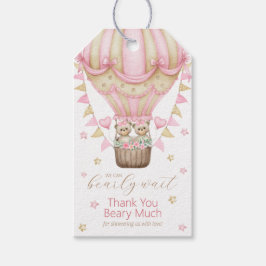 Wir können frühzeitig abwarten Mädchen Danke Geschenkanhänger