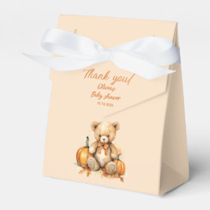 Wir können frühzeitig abwarten Pumpkin Baby Dusche Geschenkschachtel
