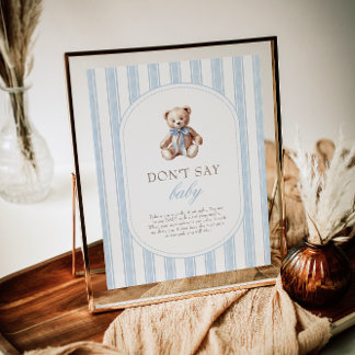 Wir können frühzeitig abwarten und kein Baby-Game- Poster