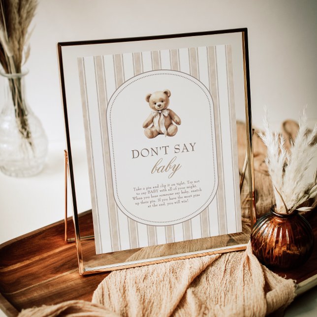 Wir können frühzeitig abwarten und kein Baby-Game- Poster (Von Creator hochgeladen)