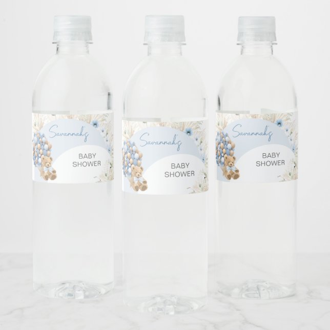 Wir können frühzeitig auf Blue Baby Dusche warten (Flaschen)