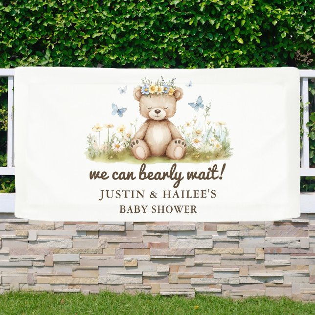 Wir können frühzeitig auf die Babydusche der Wildb Banner (Von Creator hochgeladen)