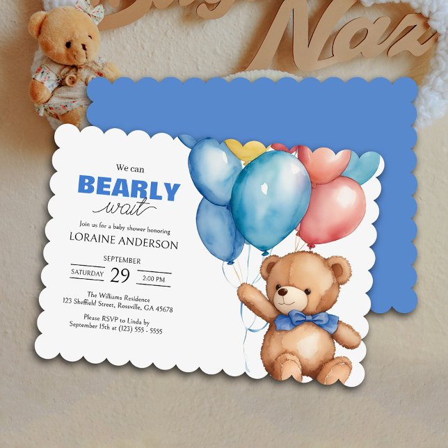 Wir können frühzeitig auf die Einladung eines Baby (Create cherished memories for years to come with this adorable baby shower invitation.)