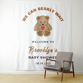 Wir können frühzeitig auf die Teddy Bear Babydusch Wandteppich
