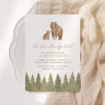 Wir können frühzeitig auf die Woodland Babydusche 