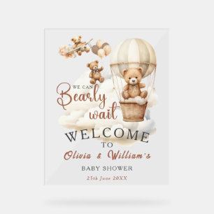 Wir können frühzeitig auf ein neutrales Boho-Gesch Acrylschild