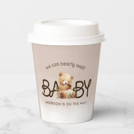 Wir können frühzeitig auf eine Aquarellendusche wa Pappbecher