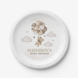 Wir können frühzeitig auf eine Babydusche abwarten Pappteller