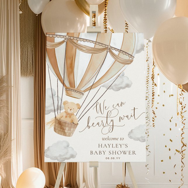 Wir können frühzeitig auf eine Babydusche warten Poster (Von Creator hochgeladen)