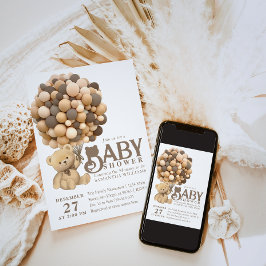 Wir können frühzeitig auf eine moderne Bärendusche Einladung