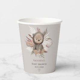 Wir können frühzeitig auf eine moderne Boho Bear B Pappbecher