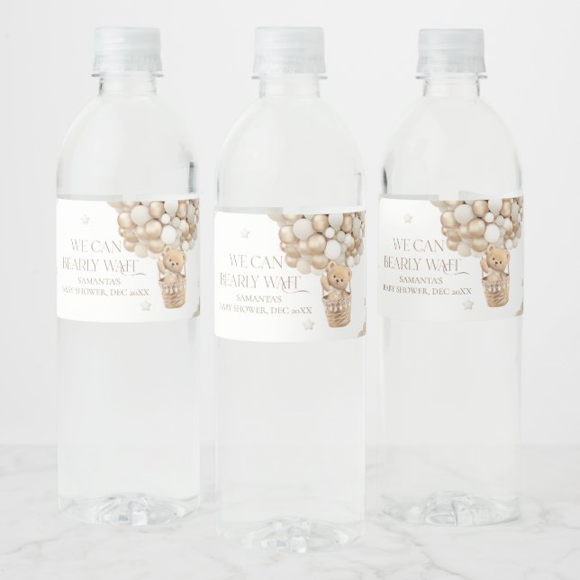 Wir können frühzeitig auf eine neutrale Babydusche (Flaschen)