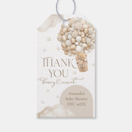 Wir können frühzeitig auf eine neutrale Babydusche Geschenkanhänger