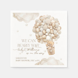 Wir können frühzeitig auf eine neutrale Babydusche Serviette