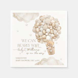 Wir können frühzeitig auf eine neutrale Babydusche Serviette