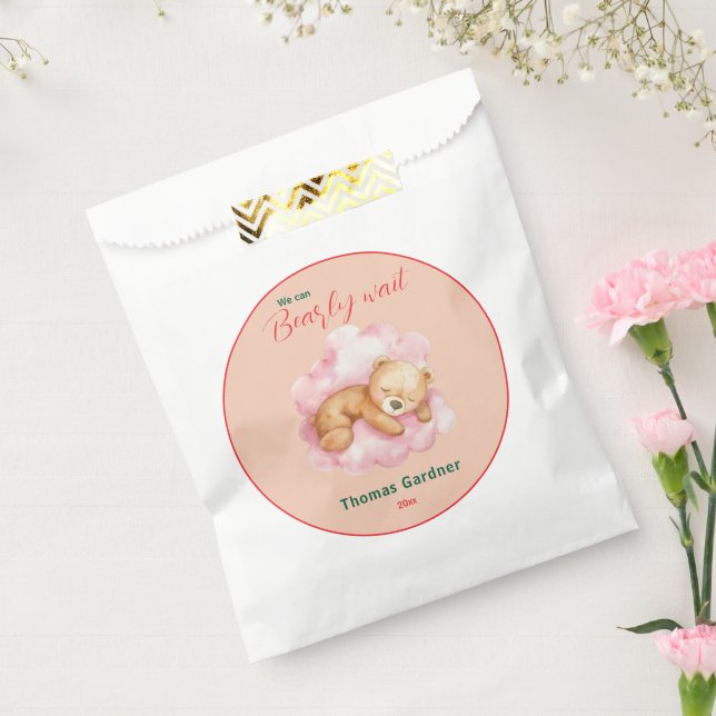 Wir können frühzeitig auf eine Niedliche Bear Baby Geschenktütchen (Versiegelt)