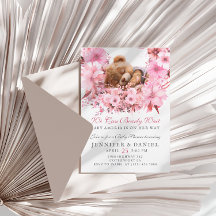 Wir können frühzeitig auf eine Pink Floral Baby Du