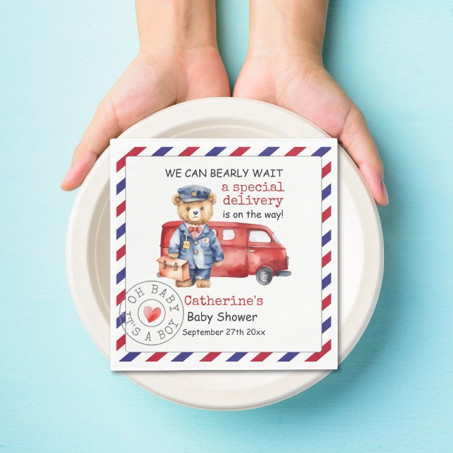 Wir können frühzeitig auf eine spezielle Babydusch Serviette (Von Creator hochgeladen)