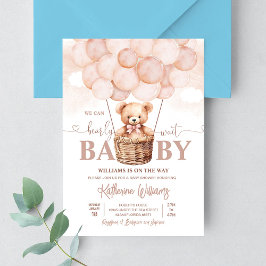 Wir können frühzeitig auf eine Teddy Bear Baby Dus Einladung