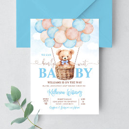 Wir können frühzeitig auf eine Teddy Bear Baby Dus Einladung