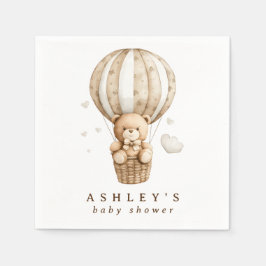 Wir können frühzeitig auf eine Teddy Bear Baby Dus Serviette