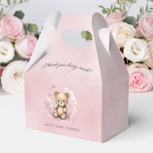 Wir können frühzeitig auf Pastel Pink Baby Duschka Geschenkschachtel