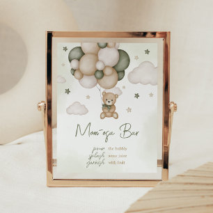 Wir können frühzeitig die grüne Boho Mama Osa Bar Poster