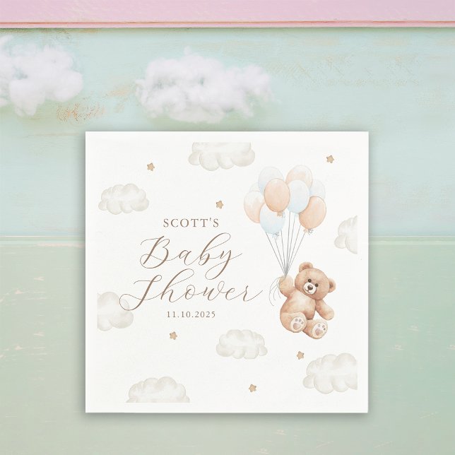 Wir können frühzeitig die Kinderdusche abwarten Serviette (Von Creator hochgeladen)