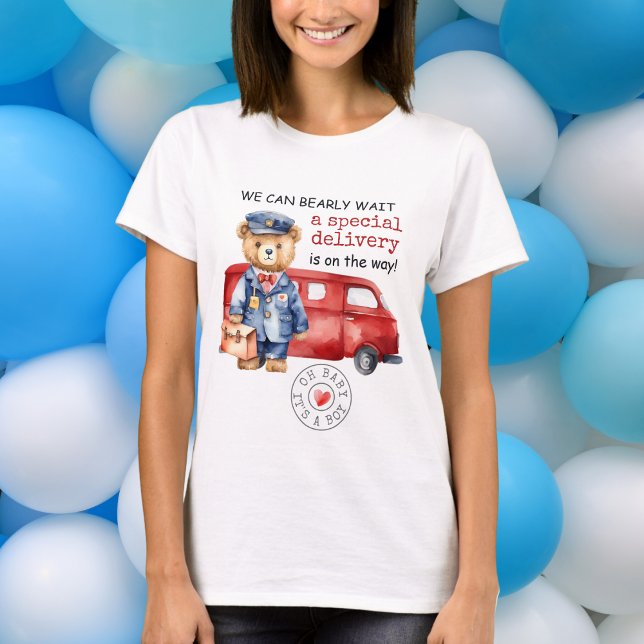 Wir können frühzeitig die Mama der Lieferung abwar T-Shirt (Von Creator hochgeladen)