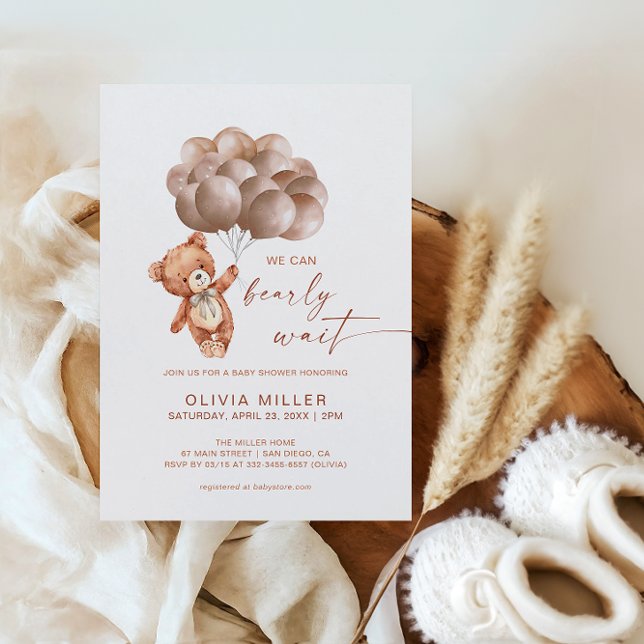 Wir können frühzeitig die neutrale Bärendusche abw Einladung (Von Creator hochgeladen)