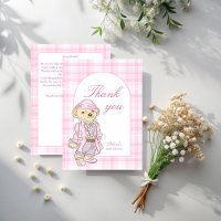 Wir können frühzeitig eine karierte, rosa Babydusc
