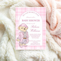 Wir können frühzeitig eine karierte, rosa Babydusc