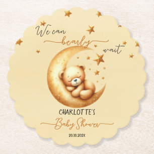 Wir können frühzeitig eine Niedliche Baby Bear Bab Untersetzer