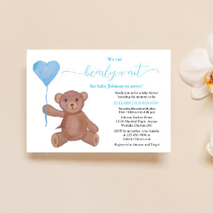 wir können frühzeitig niedlich mit Liebe Babydusch Einladung