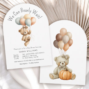 Wir können frühzeitig Niedliche Pumpkin Girl Babyd Einladung