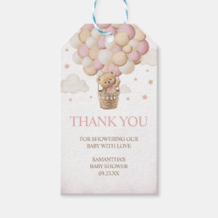 Wir können frühzeitig Pink Bear Gefälligkeitstags Geschenkanhänger