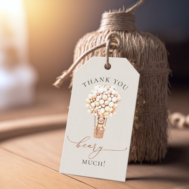 Wir können frühzeitig warten! Baby Shower Einladun Geschenkanhänger (Von Creator hochgeladen)