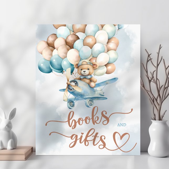 Wir können frühzeitig warten! Babyduschbücher und  Poster (We can bearly wait baby shower poster for books and gift table)