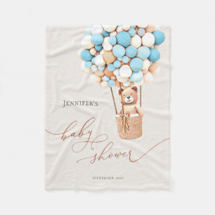 Wir können frühzeitig warten! Babydusche Fleece Bl