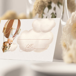Wir können frühzeitig warten! Babydusche Platzkart Platzkarte