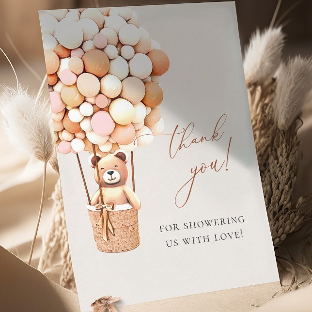 Wir können frühzeitig warten! Babydusche Vielen Da Dankeskarte (Von Creator hochgeladen)