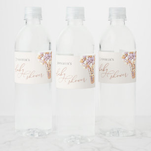 Wir können frühzeitig warten! Babydusche Wasserfla