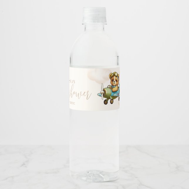 Wir können frühzeitig warten! Babydusche Wasserfla (Vorderseite)