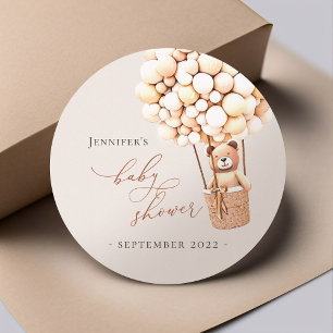 Wir können frühzeitig warten! Babyduschetiketten Etiketten