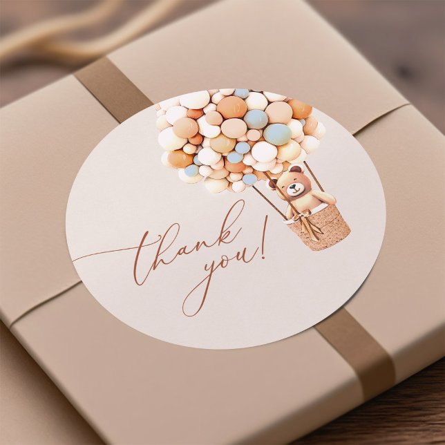Wir können frühzeitig warten! Danke, Baby Shower L Etiketten (Von Creator hochgeladen)