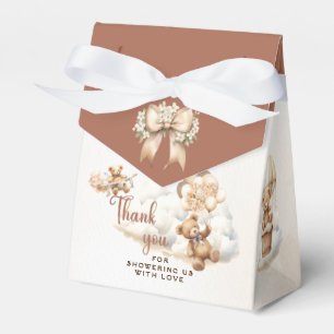 Wir können kaum warten Cub Brown Babyparty Geschenkschachtel