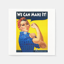 Wir können Mahj es Napkins Serviette