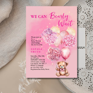 Wir können schon warten, bis die Hydrangea-Babydus Einladung