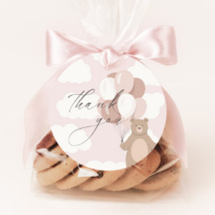 Wir können schon warten Pink Baby Girl Geschenkanhänger